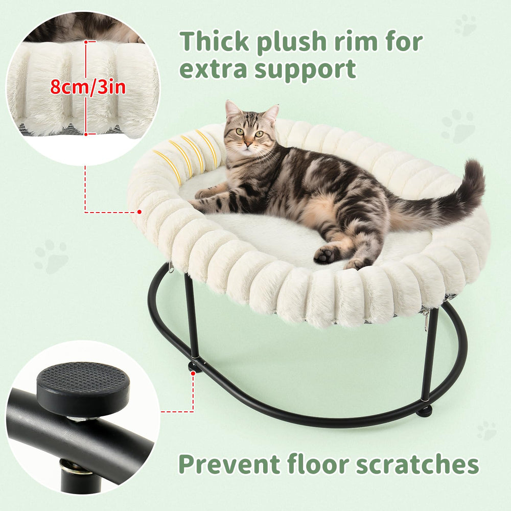 Sunhoo-nid-petits-animaux : plateau spacieux pour chats et petits animaux.