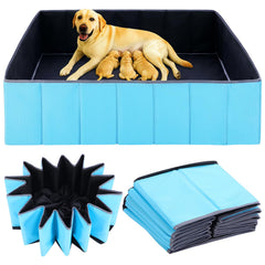 Sunnymove boîte de mise bas pour chien, espace pliable et sûr