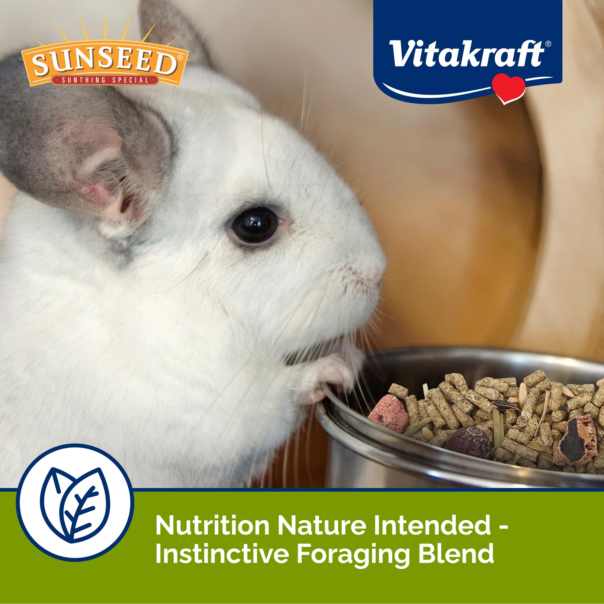 Sunseed Vita Prima chinchilla food grains-anciens apportent textures riches.