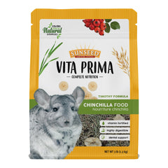 Sunseed Vita Prima chinchilla food sac-ferme, conserve la fraîcheur entre les repas.