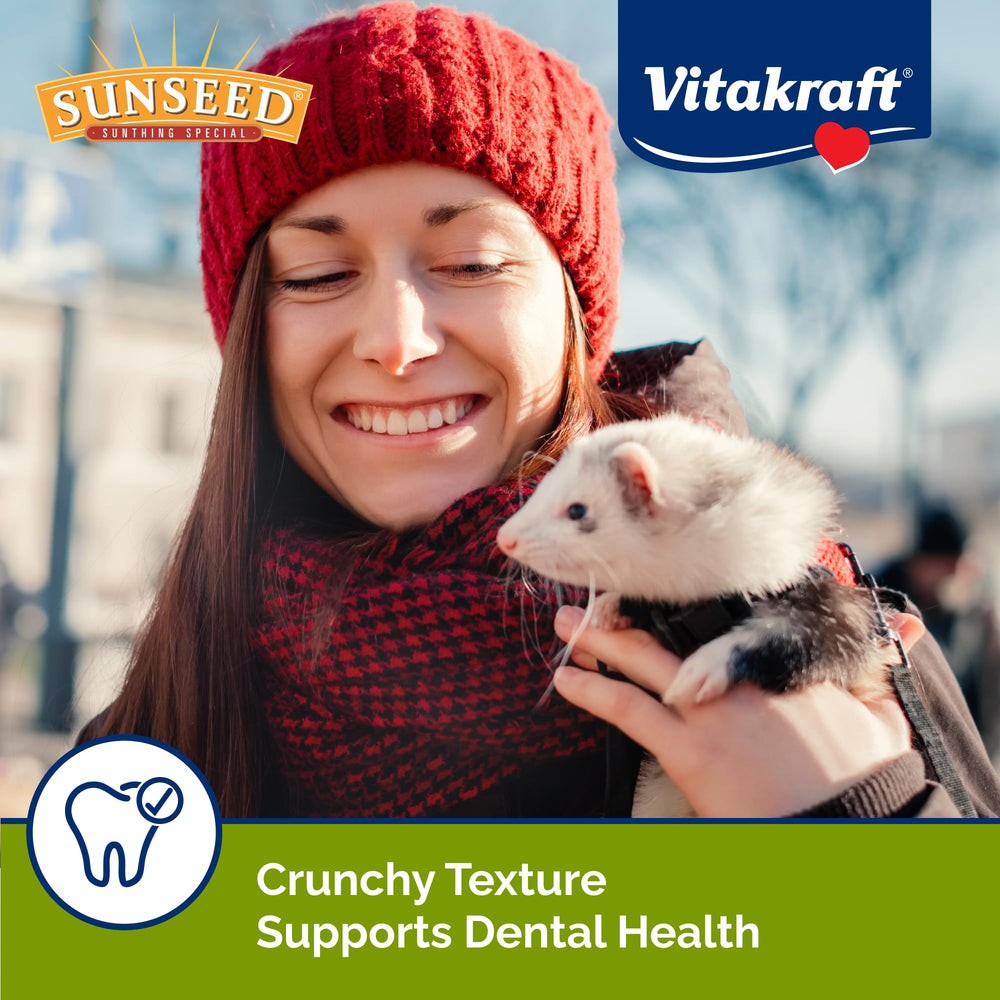 Sunseed Vita Prima Ferret vitamines et minéraux pour le bien-être quotidien.