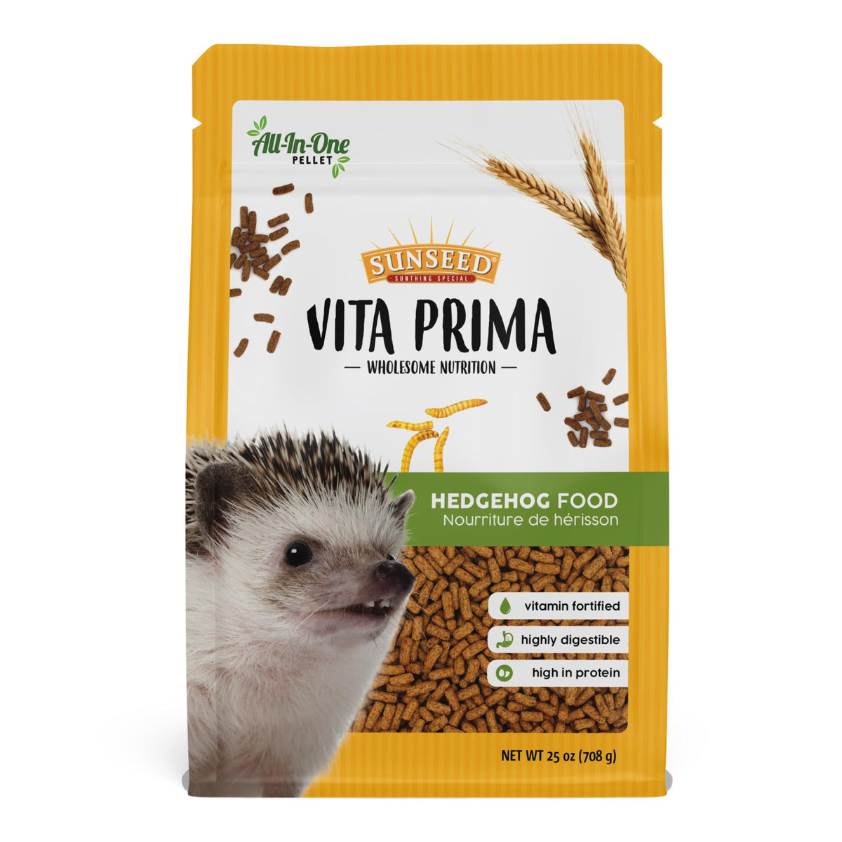 Sunseed Vita Prima hérisson emballage: nourriture complète pour hérissons actifs