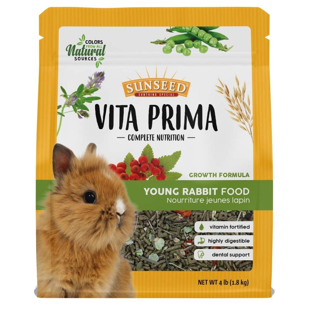 Sunseed Vita Prima – sac d'alimentation pour jeune lapin, favorisant le rongement et la vitalité