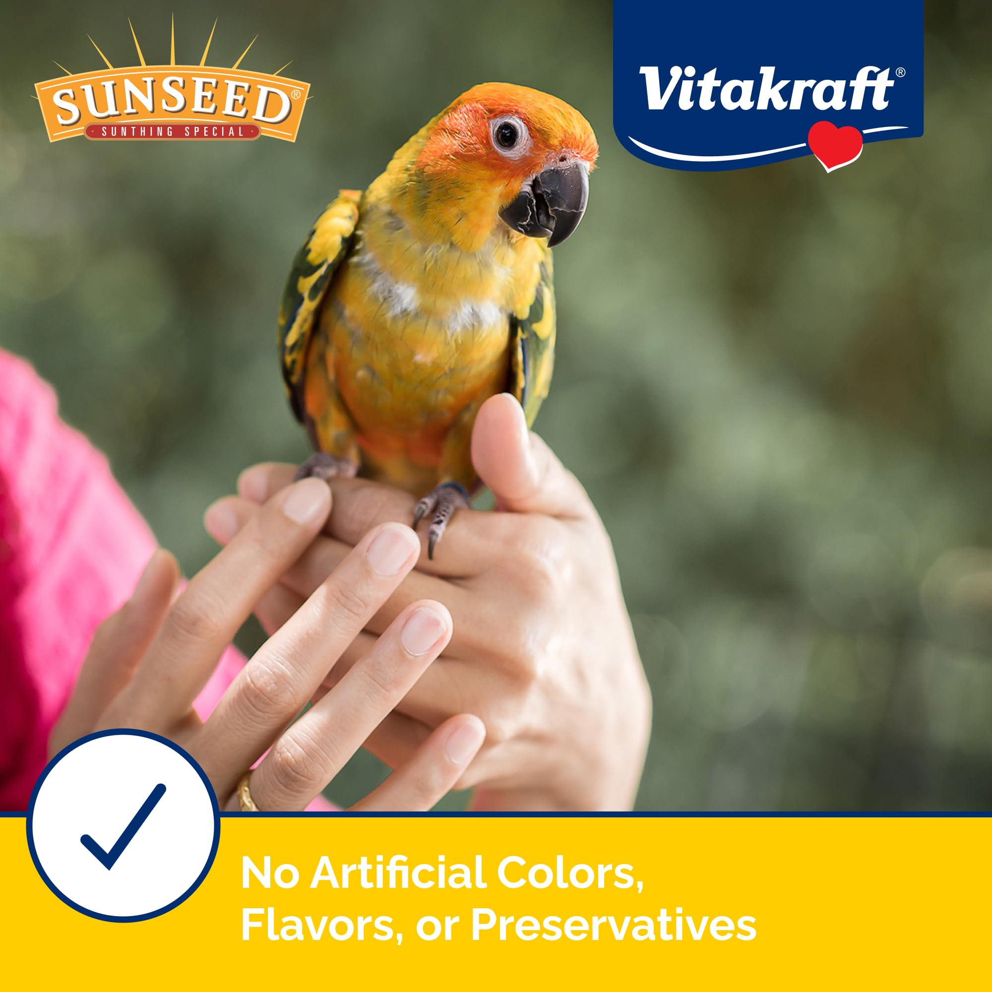 Sunseed Vita Prima Conure sante-peau-plumes hydratation naturelle.