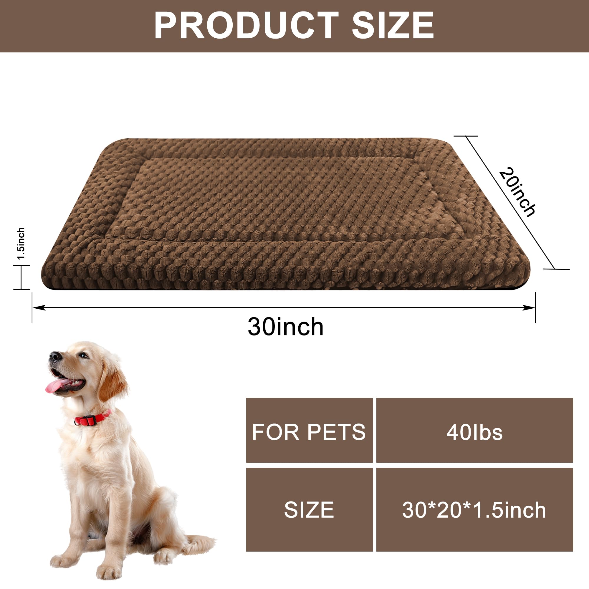 SUNSHE Dog Bed Mat face réversible pour varier le look et le cocon.