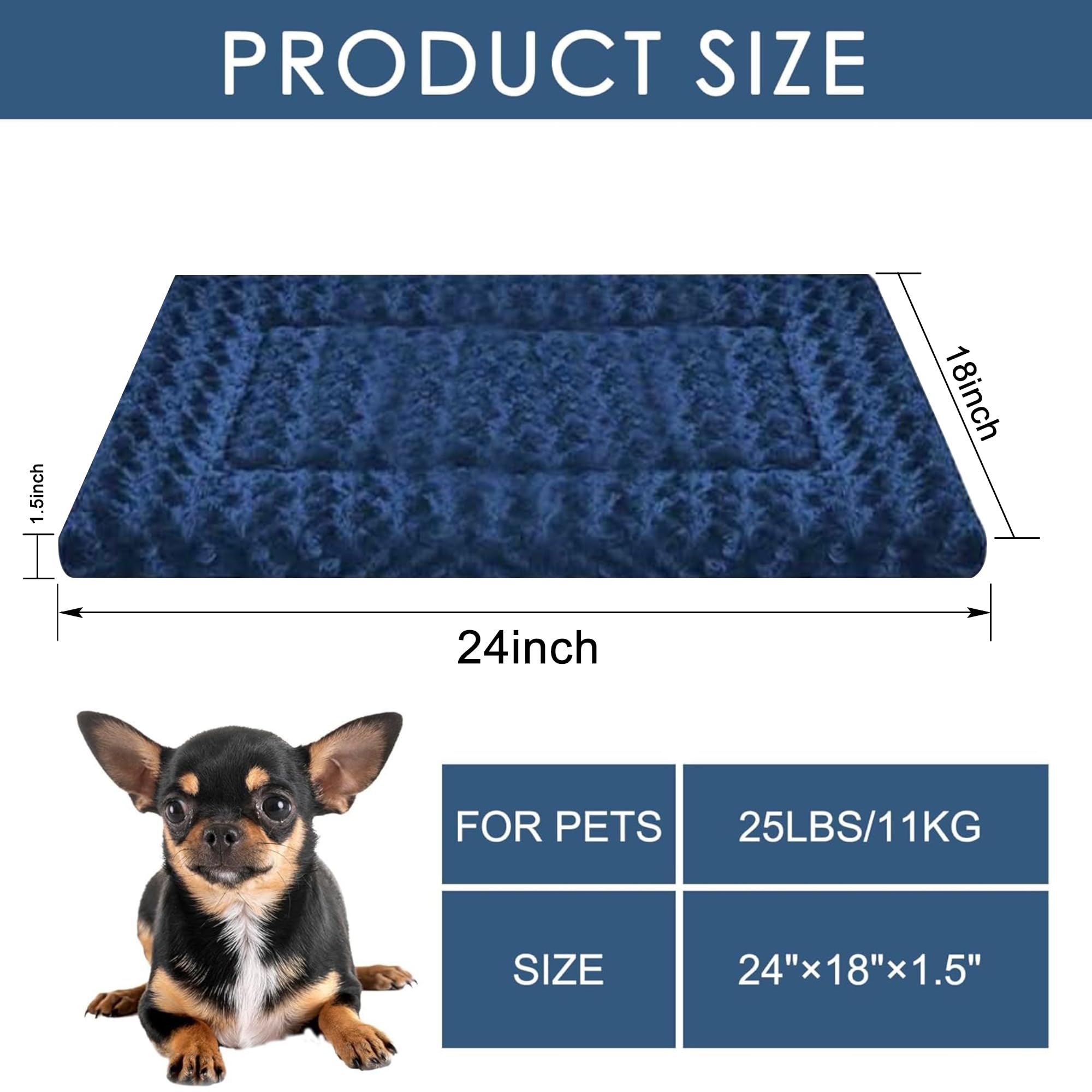 SUNSHE Tapis-caisse chien réversible : usage polyvalent en caisse et à la maison.