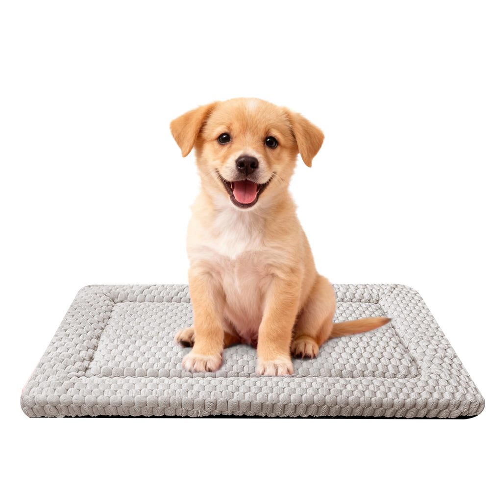 SUNSHE Tapis lit chien, vue générale, réversible pour le confort durable.