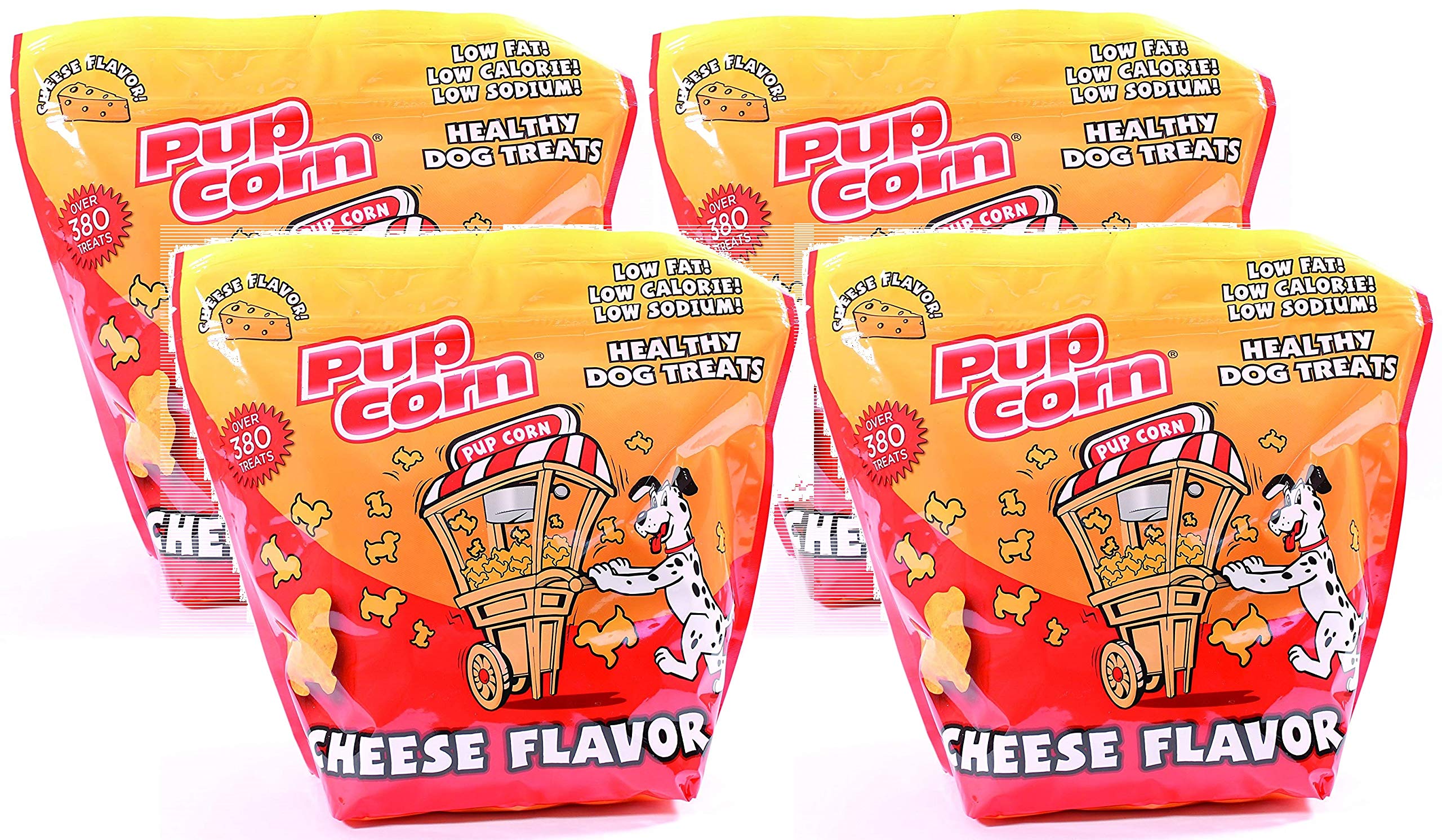 Sunshine Pet Treats Pupcorn Fromage, friandise croustillante idéale pour récompenser lors de l’entraînement.