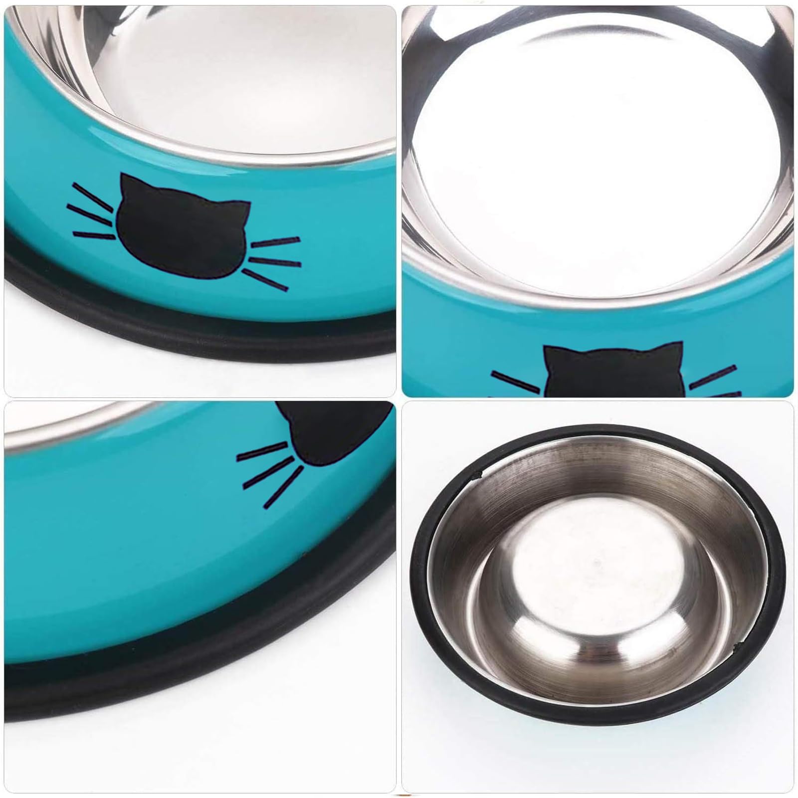 Bol SUOXU au design plat facilitant une prise naturelle de nourriture.
