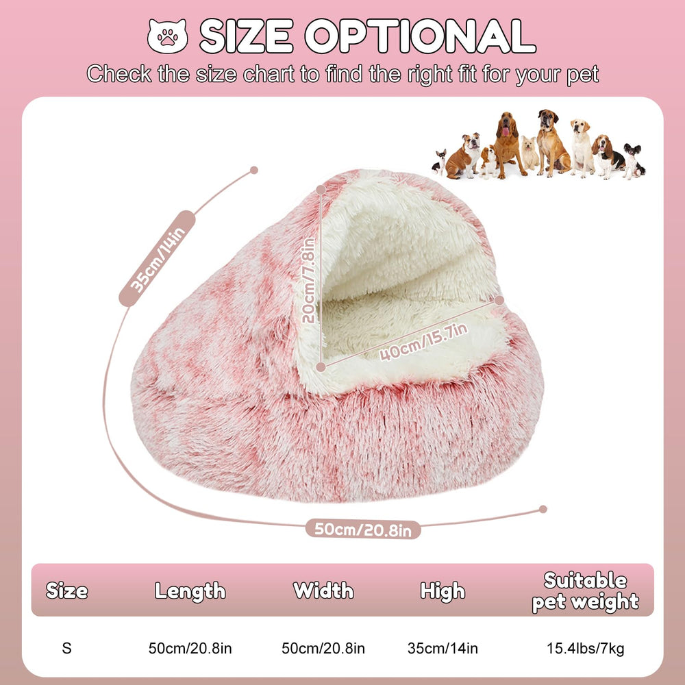 SUOXU donut-douillet rose, chaleur douce pour les jours froids.