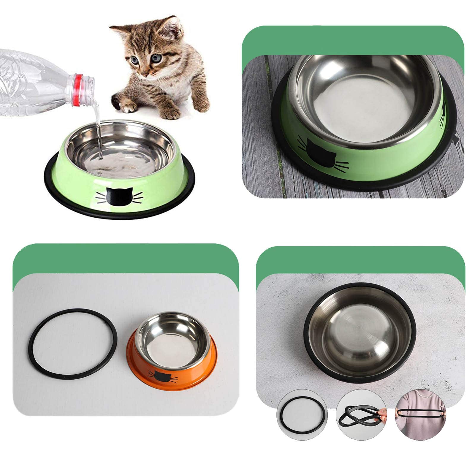 Ensemble de 3 bols SUOXU pour chats et petits animaux.