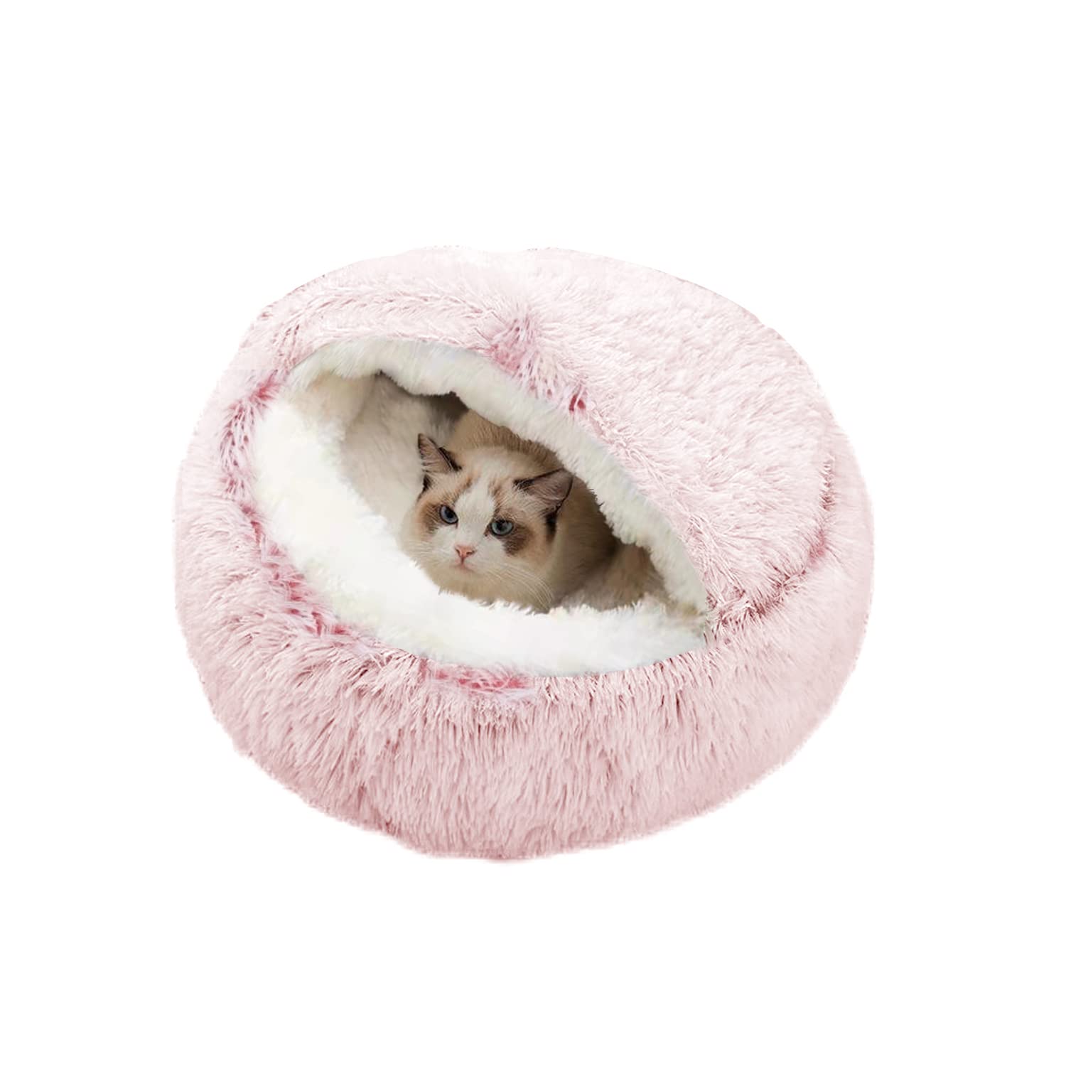 SUOXU lit-chat anti-anxiete cabane peluche rose, refuge rassurant.
