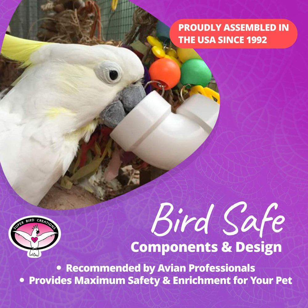 SB751 PVC Forager: jouet adapté à l’utilisation en cage