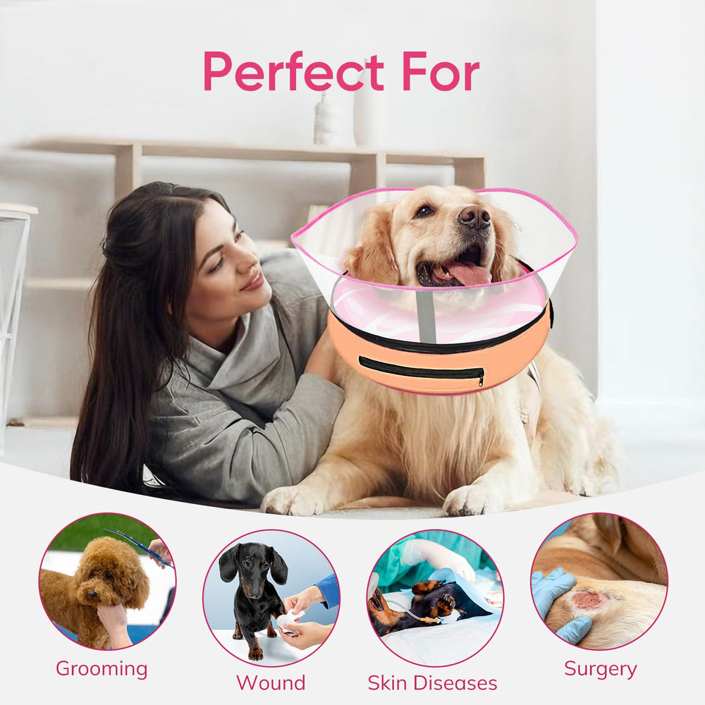 Supet accessoire pratique après chirurgie, aide le chien à manger et boire normalement.