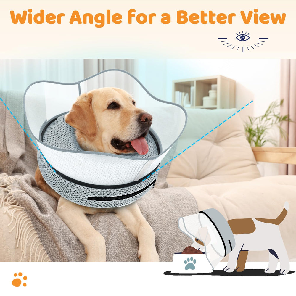 Supet anneau-interieur-attache: maintien stable sur le collier habituel.