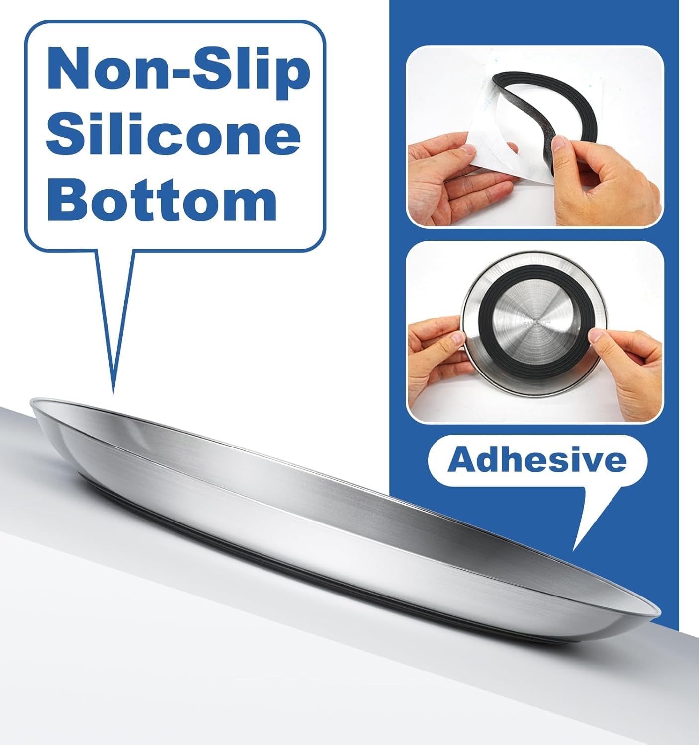 Bol Supet en inox compatible lave-vaisselle pour entretien facile.