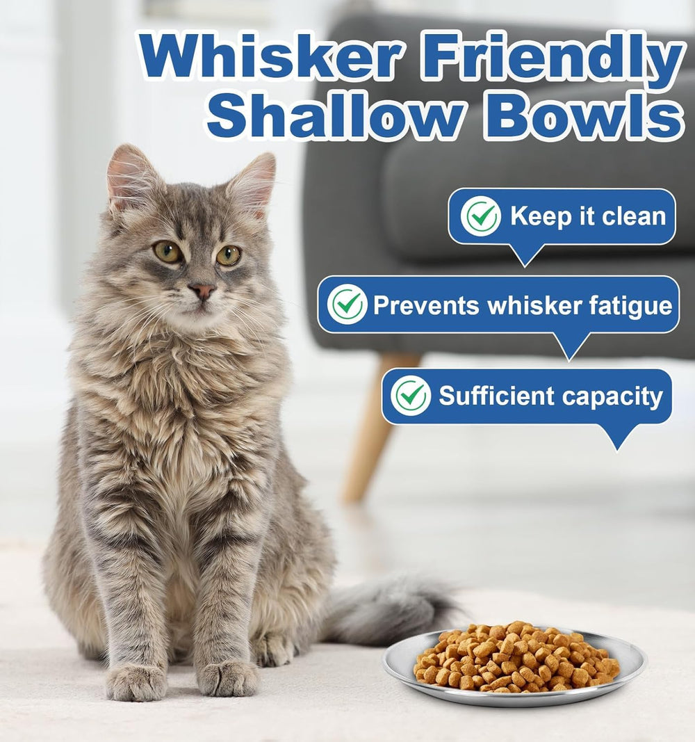 Coffret Supet: deux bols pour foyers multi-chats.