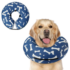 Collier Supet anneau inflable pour chien operation: protège la zone blessée pendant la récupération.