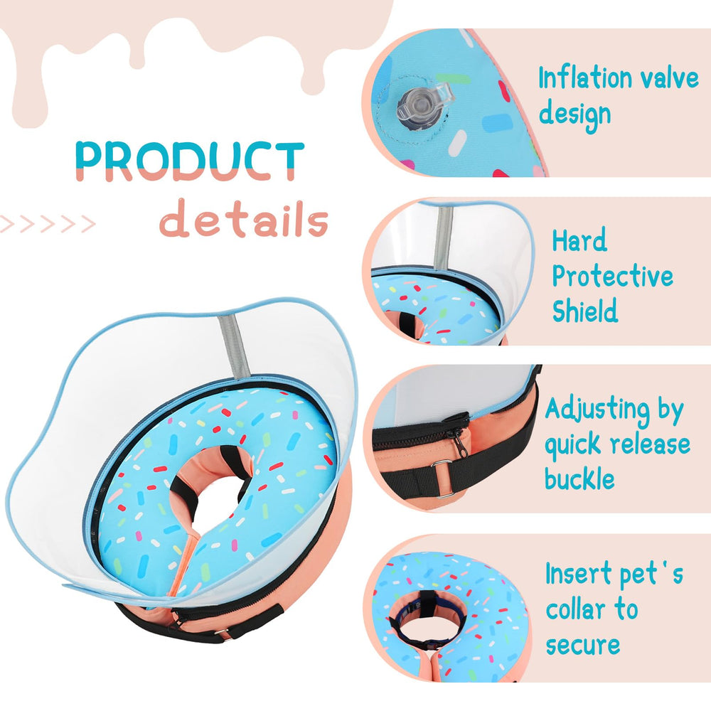 Supet collier beignet adaptable convient à différentes morphologies canines.