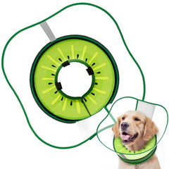 Supet collier-cone en éponge pour chien, soutien doux et sans gonflement.