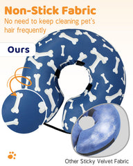 Collier gonflable Supet ajustable et attache, sécurité renforcée pour chien.