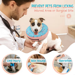 Supet collier inflable extérieur antiadhesif chien — facile à nettoyer.