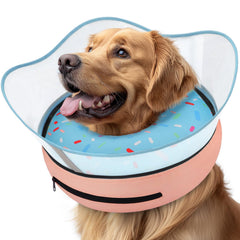 Cône gonflable Supet en forme de donut pour chien, protection et confort
