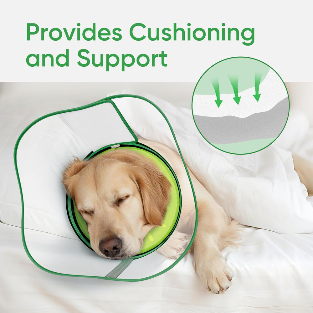 Supet mode confort-protection 2-en-1, adaptable selon les besoins du chien.