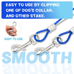 Supet piquet-chien inox 16-po robuste et durable.
