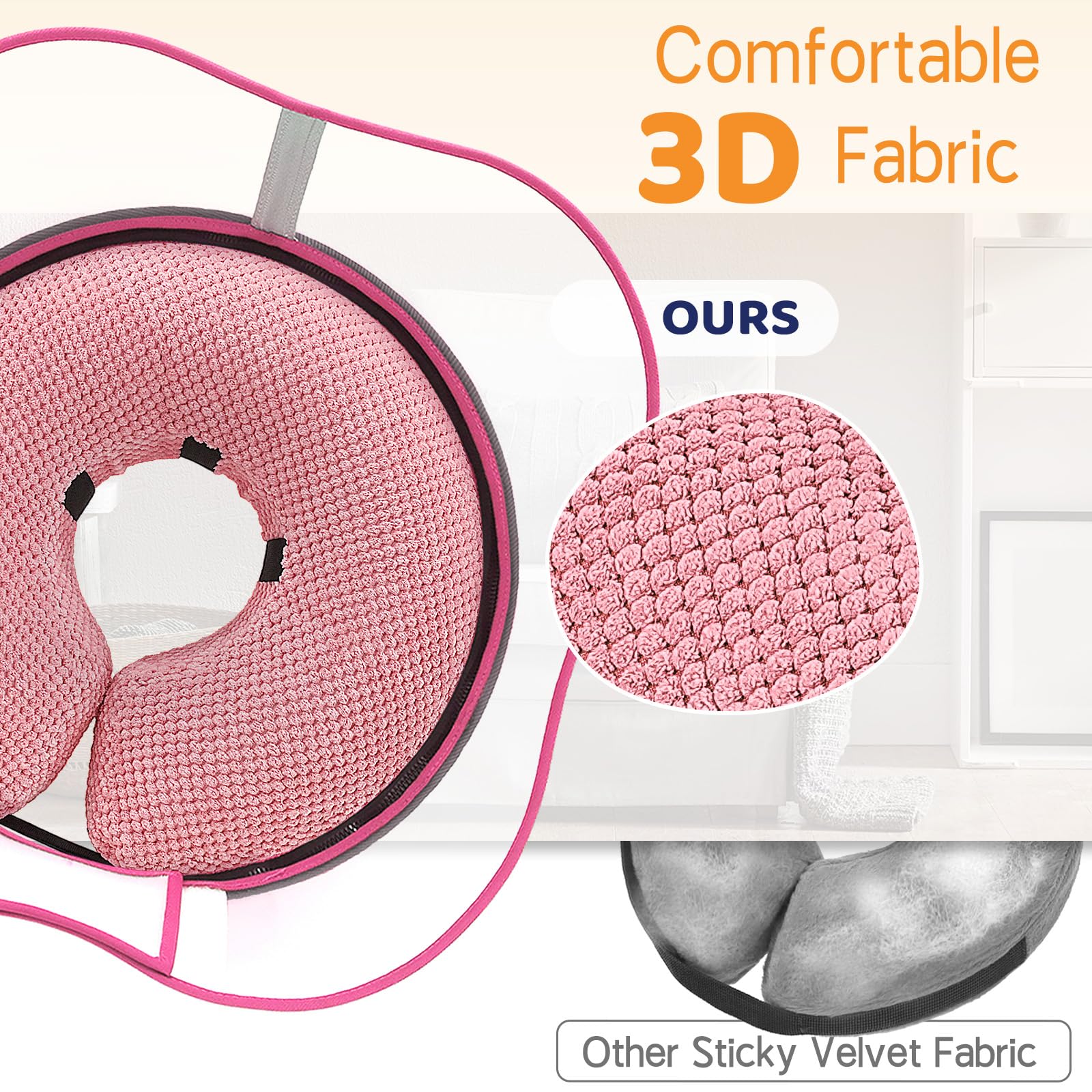 Sangle ajustable avec fermeture velcro pour un ajustement personnalisé.