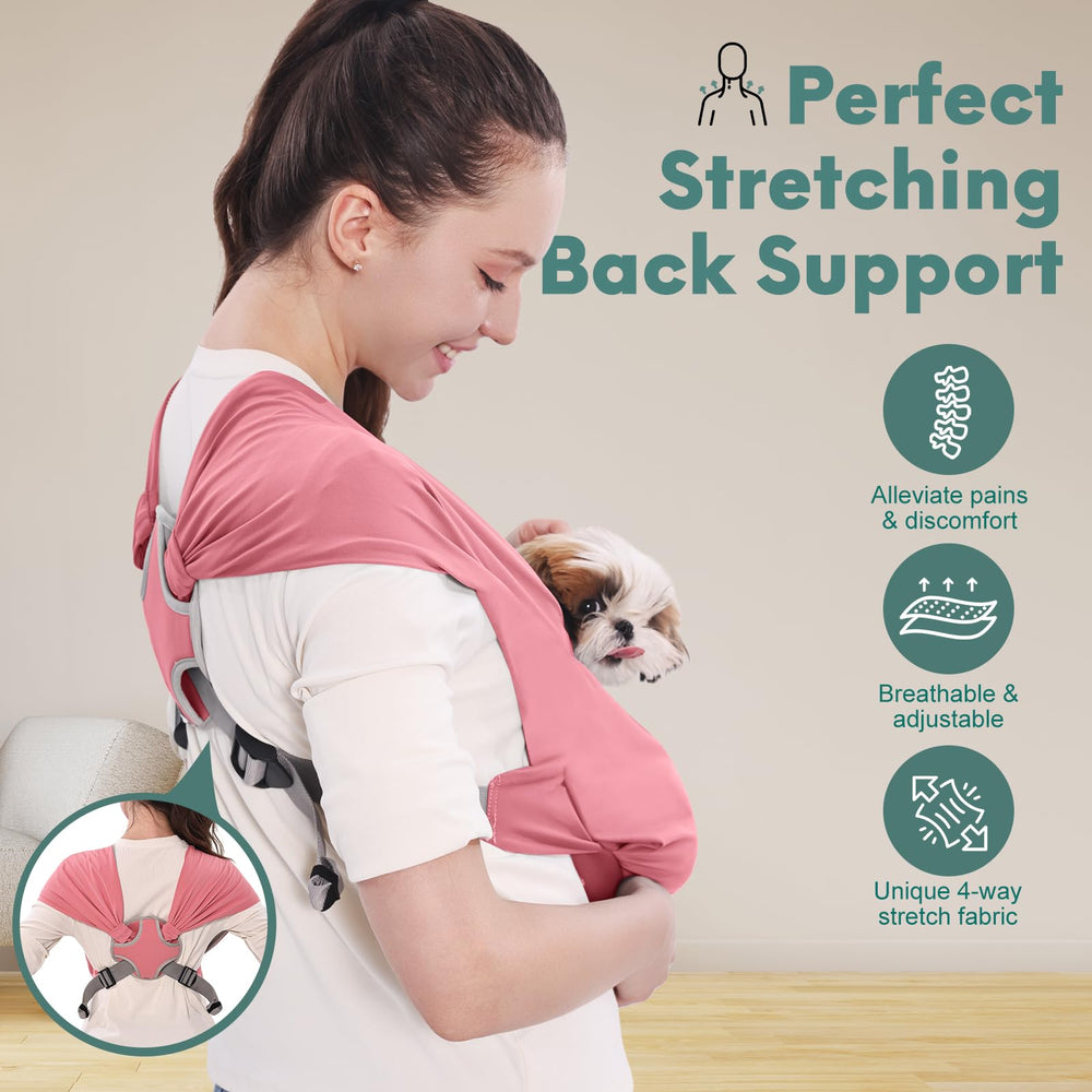 Sangles épaules doublées du Supet sling pour une répartition du poids et moins de tension.