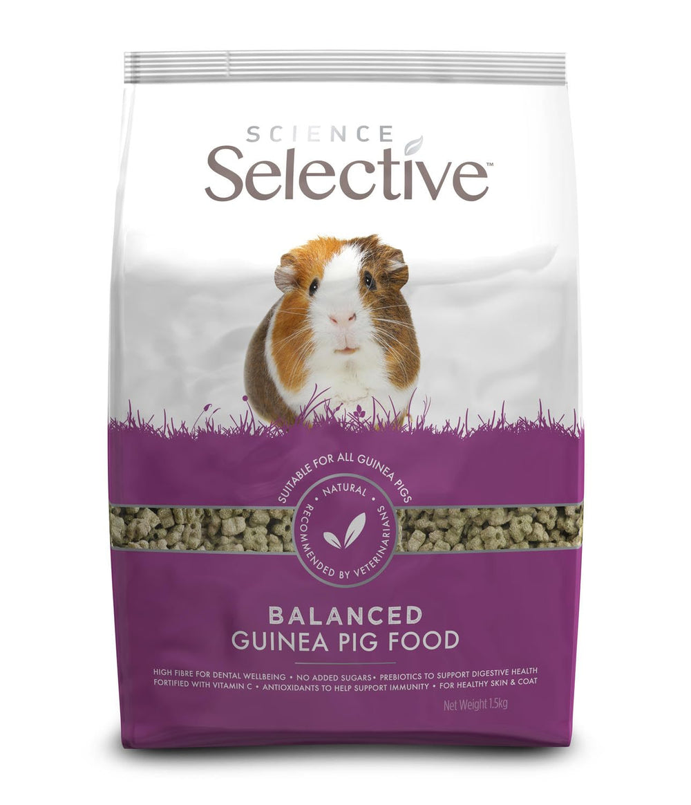 Supreme Petfoods Science Selective Cobaye emballage pratique pour le rangement