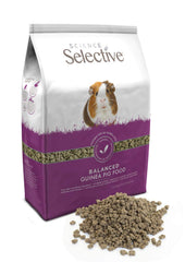 Granulés Supreme Petfoods Science Selective Cochon d’Inde, fibre élevée favorisant la mastication et la digestion.