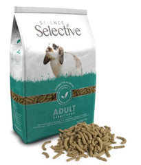 Science Selective croquettes pour lapin adulte, texture naturelle et appétence.