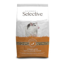 Science Selective pour rats, granulés naturels et texture appétente.