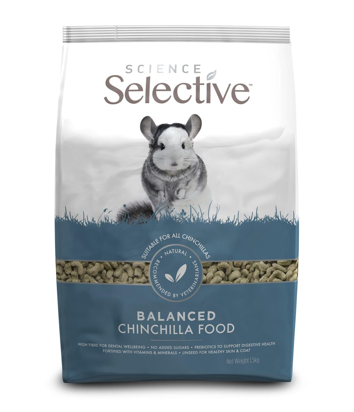 Supreme Petfoods Selective chinchilla – aliment équilibre favorisant une digestion saine