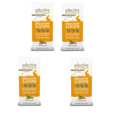 Sachet Supreme Selective Meadow Loops en emballage, riche en fibres pour lapins.