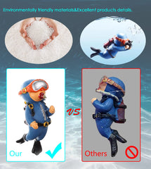SUPTEC boule flottante pour aquarium, décor ajustable et facile à positionner