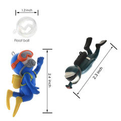 Boule flottante SUPTEC facilite l'observation des courants et du mouvement des poissons.