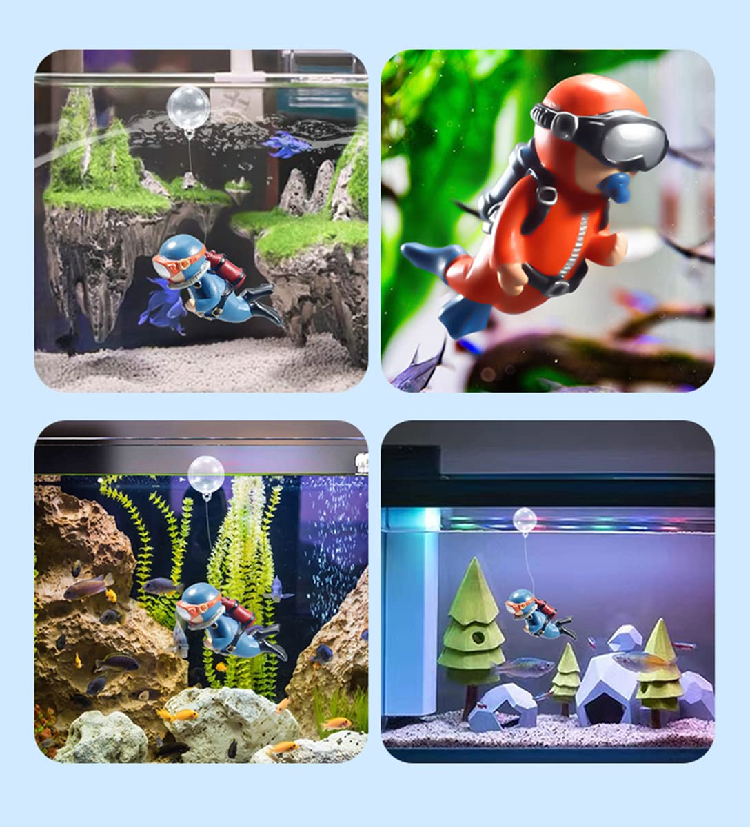 SUPTEC ligne de pêche pour diver, idéale pour des compositions variées dans l aquarium