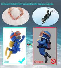 Ligne de pêche réglable SUPTEC ajuste facilement la position du plongeur dans l'aquarium.