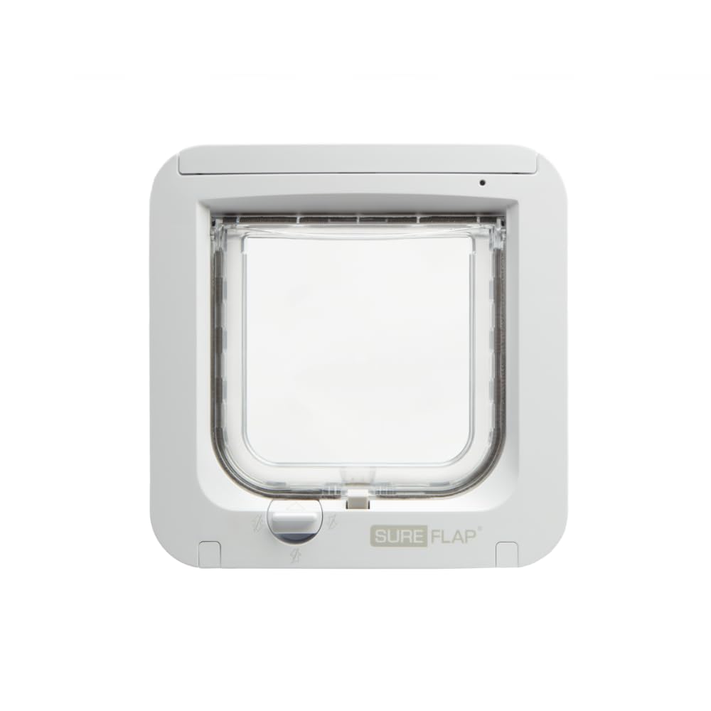 SureFlap porte-chat microchip : lecture de puce pour un accès sélectif.