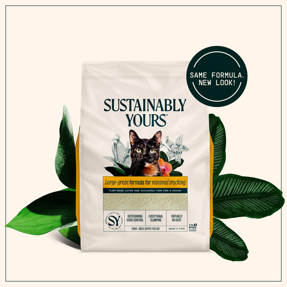 Sustainably Yours Litière Chat — format 10 lb prêt à l’emploi et pratique