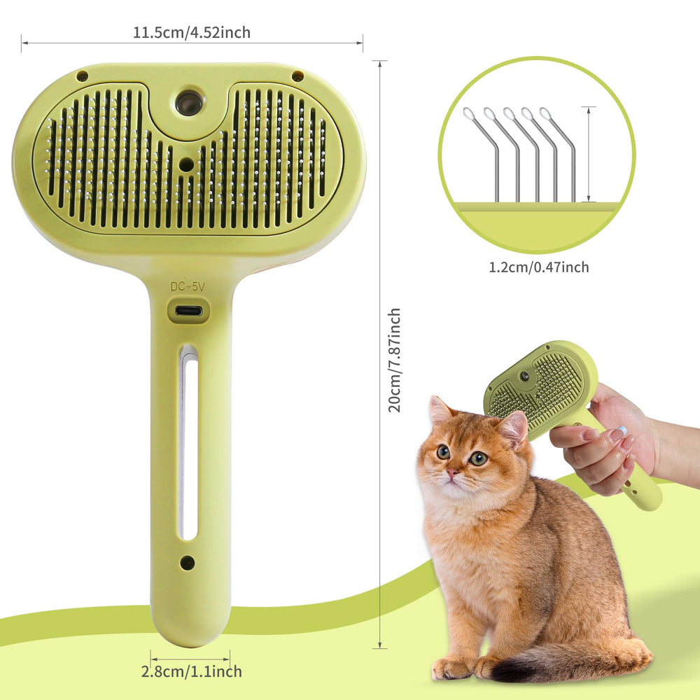 Brosse susu et wuwu, nettoyage rapide grâce au bouton de libération, poils faciles à retirer.