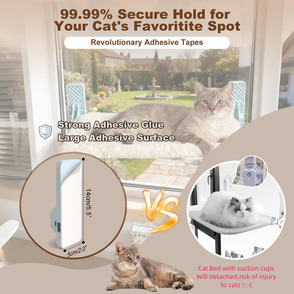 Suupvaor cadre-metal solide, support fiable pour les repos du chat.