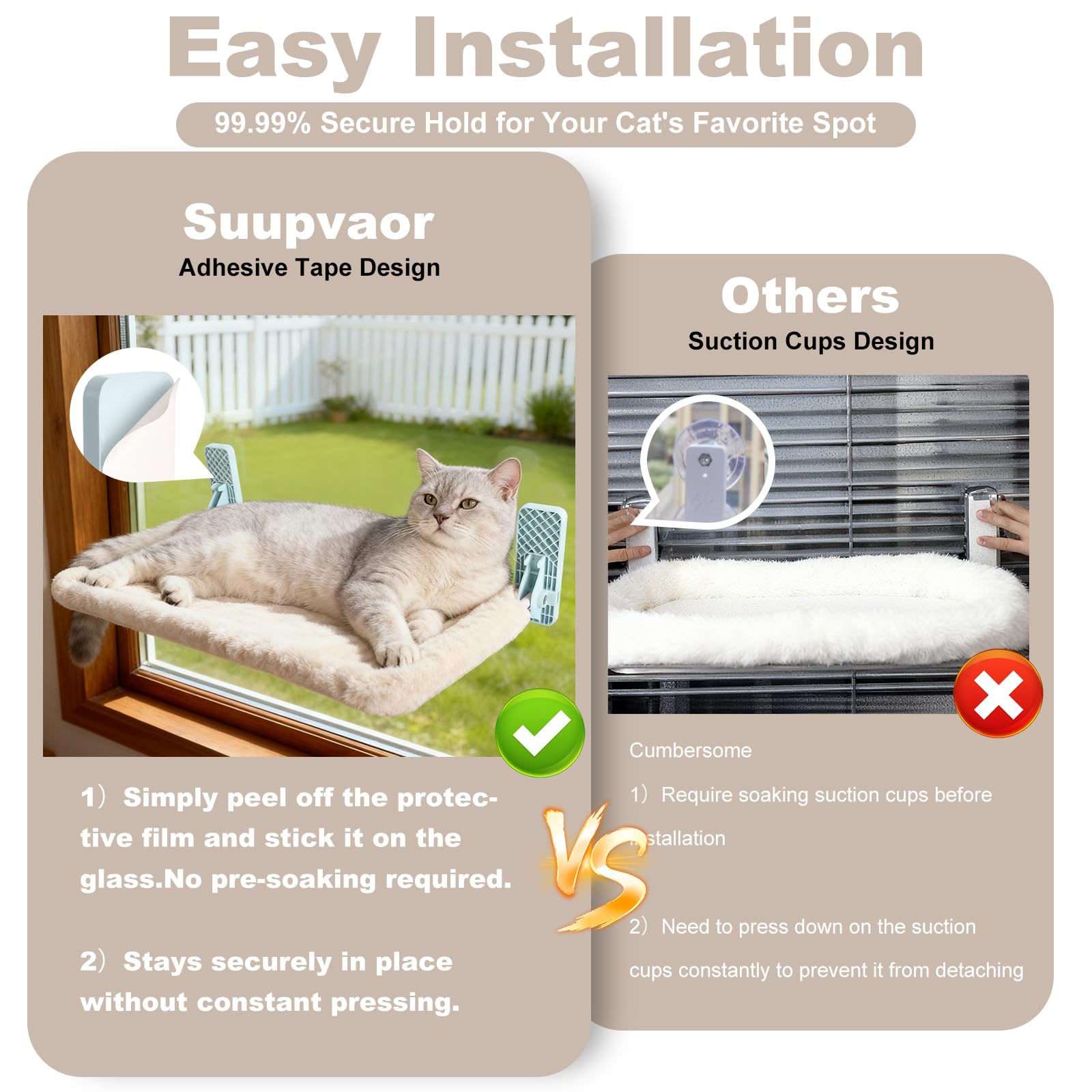 Suupvaor design pliable, rangement pratique sans encombrement.