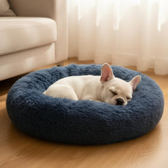 SUVAMJAM Comfort Donut – tissu ultra-doux enveloppant le chien pour un repos apaisant.