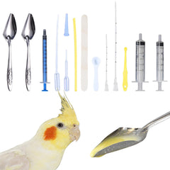 Suxgumoe kit de seringues pour nourrir les oiseaux bébé – précision des dosages pour soins sans gaspillage