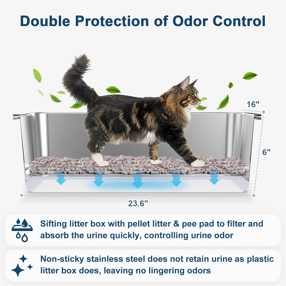 Suzzipaws accessoires inclus deux cuves et pelle pratique.