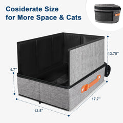 Suzzipaws bouclier amovible, réduit les projections et assainit l’espace.